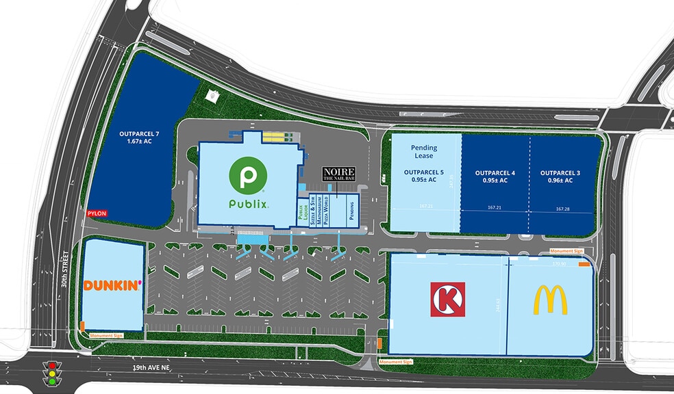 19th Ave NE & 30th Street SE, Ruskin, FL for lease - Site Plan - Image 2 of 3