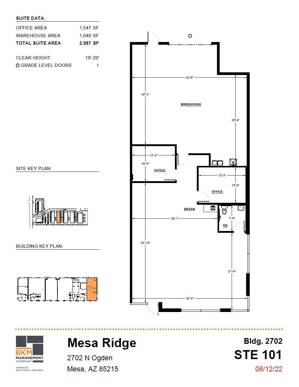 4215 E McDowell Rd, Mesa, AZ à louer Plan d’étage- Image 1 de 1