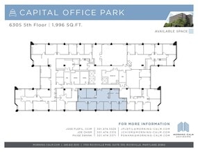 6305 Ivy Ln, Greenbelt, MD for lease Floor Plan- Image 1 of 1
