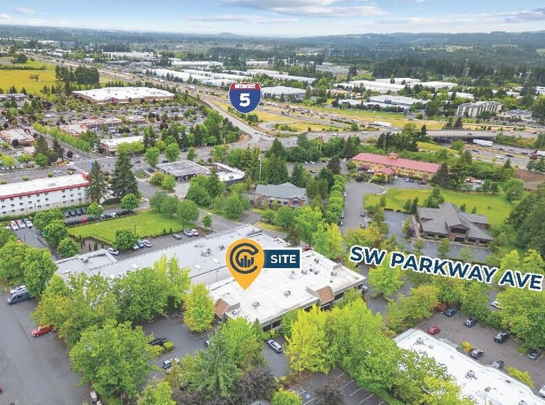 25260 SW Parkway Ave, Wilsonville, OR for lease - Aerial - Image 2 of 11
