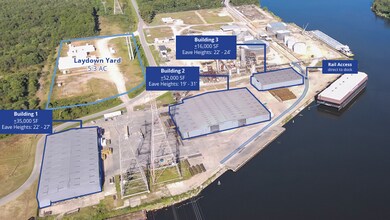 150 Viaduct Rd, Chickasaw, AL - AÉRIEN Vue de la carte