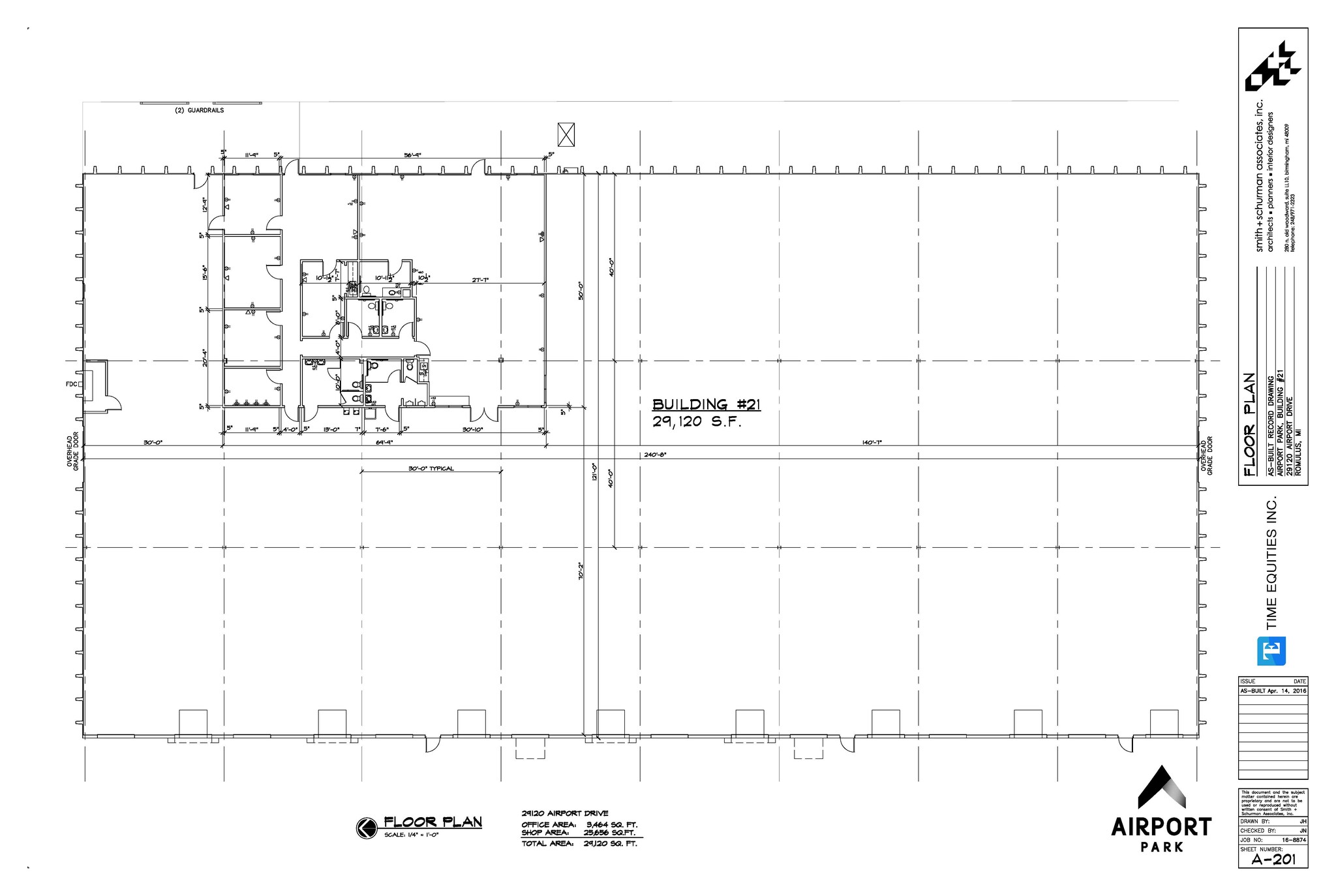 29120-29134 Airport Dr, Romulus, MI for lease Floor Plan- Image 1 of 1