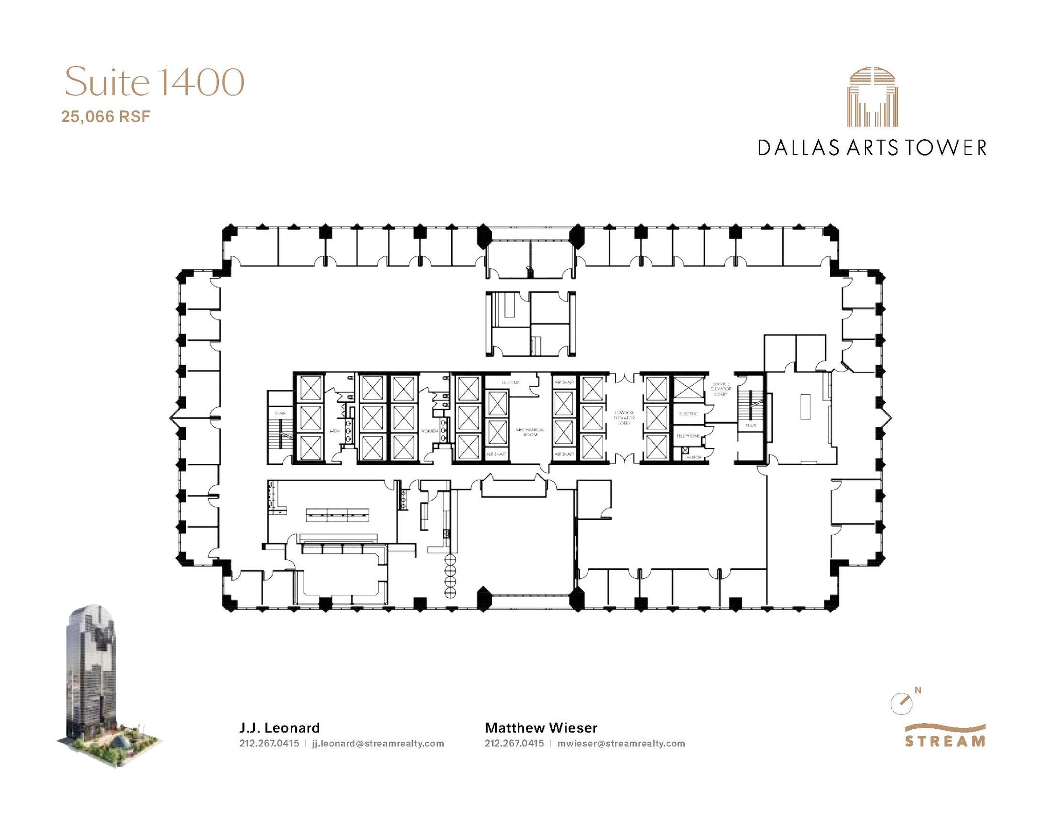 2200 Ross Ave, Dallas, TX à louer Plan d  tage- Image 1 de 1