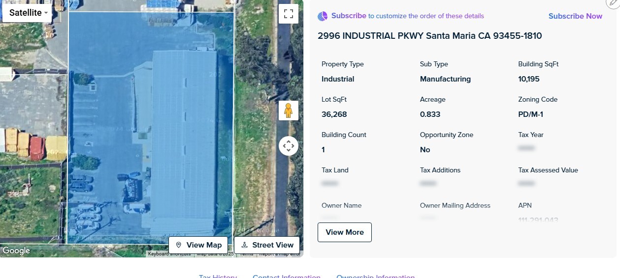 2996 Industrial Pky, Santa Maria, CA for lease Interior Photo- Image 1 of 1