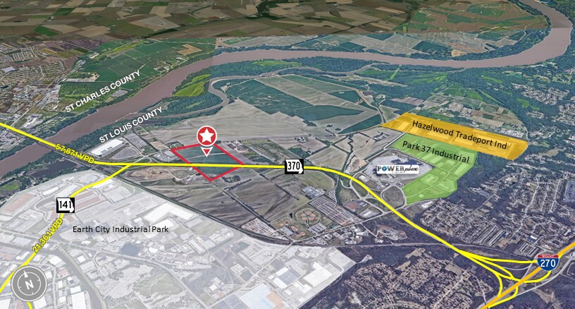 13727 Missouri Bottom Rd, Bridgeton, MO à vendre - Aérien - Image 1 de 1