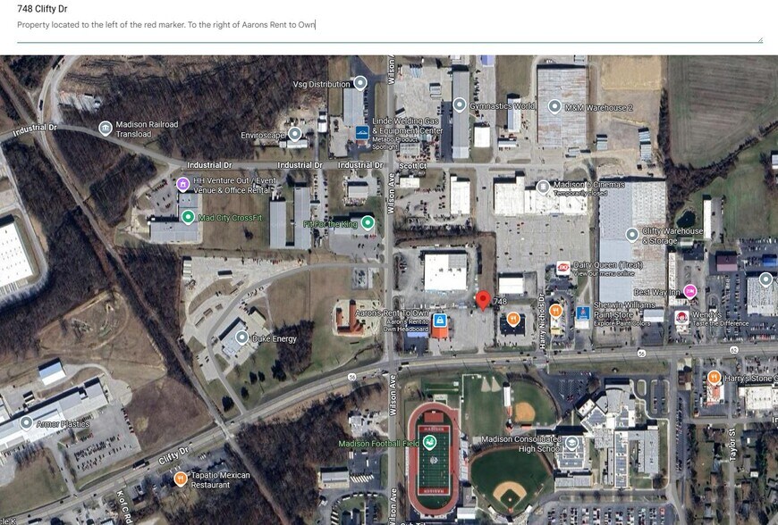 748 Clifty Dr, Madison, IN à louer - Photo principale - Image 1 de 1