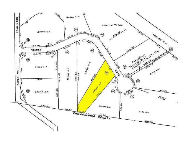 2997 Franks Rd, Huntingdon Valley, PA à louer - Plan cadastral - Image 3 de 9