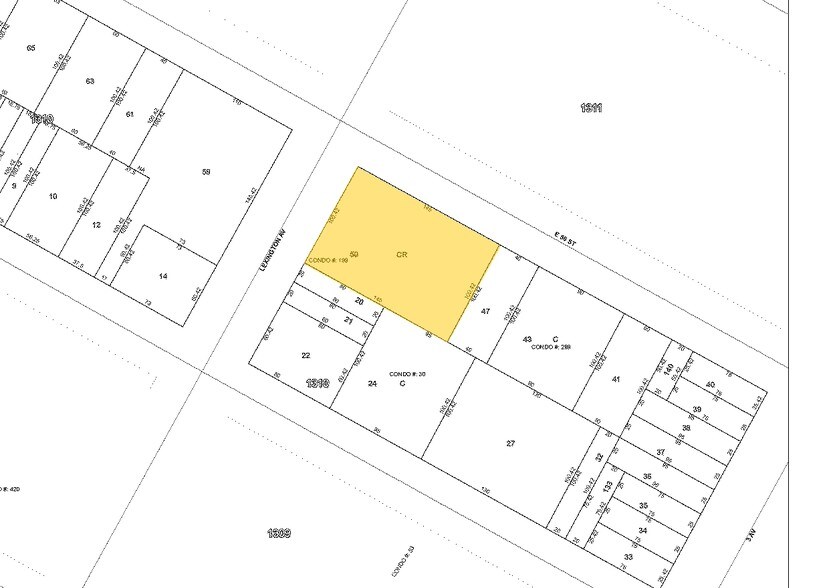 673 Lexington Ave, New York, NY à louer - Plan cadastral - Image 2 de 4