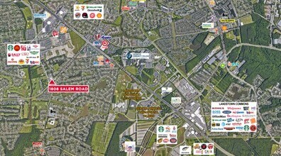 1808 Salem Rd, Virginia Beach, VA - AÉRIEN  Vue de la carte