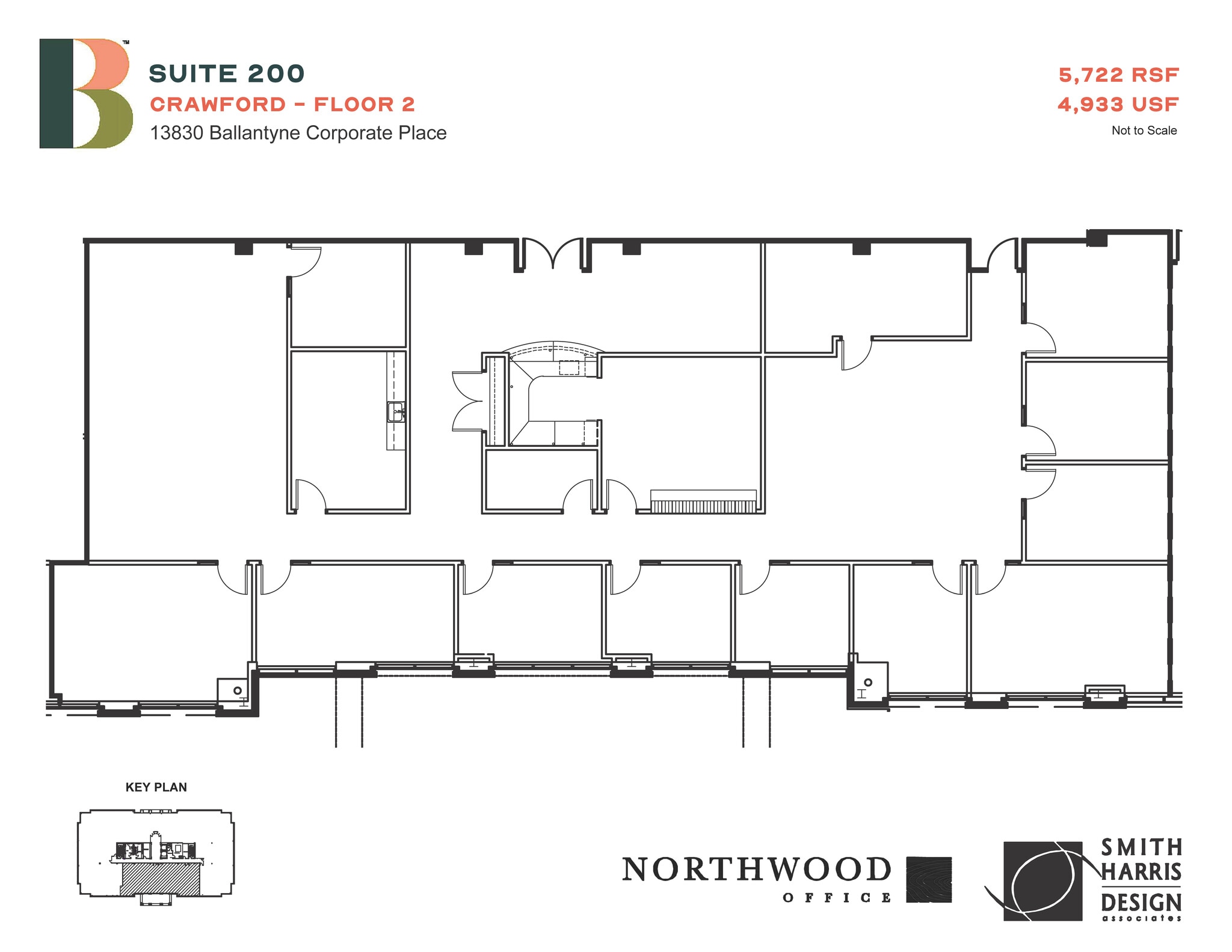 13830 Ballantyne Corporate Pl, Charlotte, NC à louer Plan d’étage- Image 1 de 1