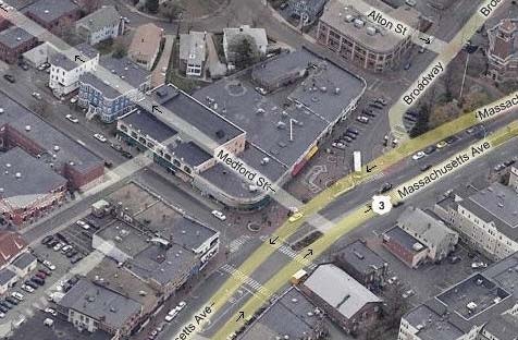 325 Broadway, Arlington, MA for lease - Aerial - Image 2 of 10