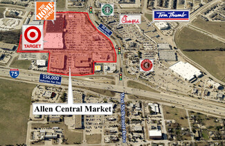 Plus de détails pour 204-210 Central Expy, Allen, TX - Vente au détail à louer