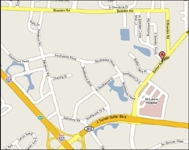 3840 Belfort Rd, Jacksonville, FL - Aérien Vue de la carte