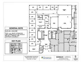 5 Neshaminy Interplex, Trevose, PA à louer Plan d’étage- Image 2 de 3