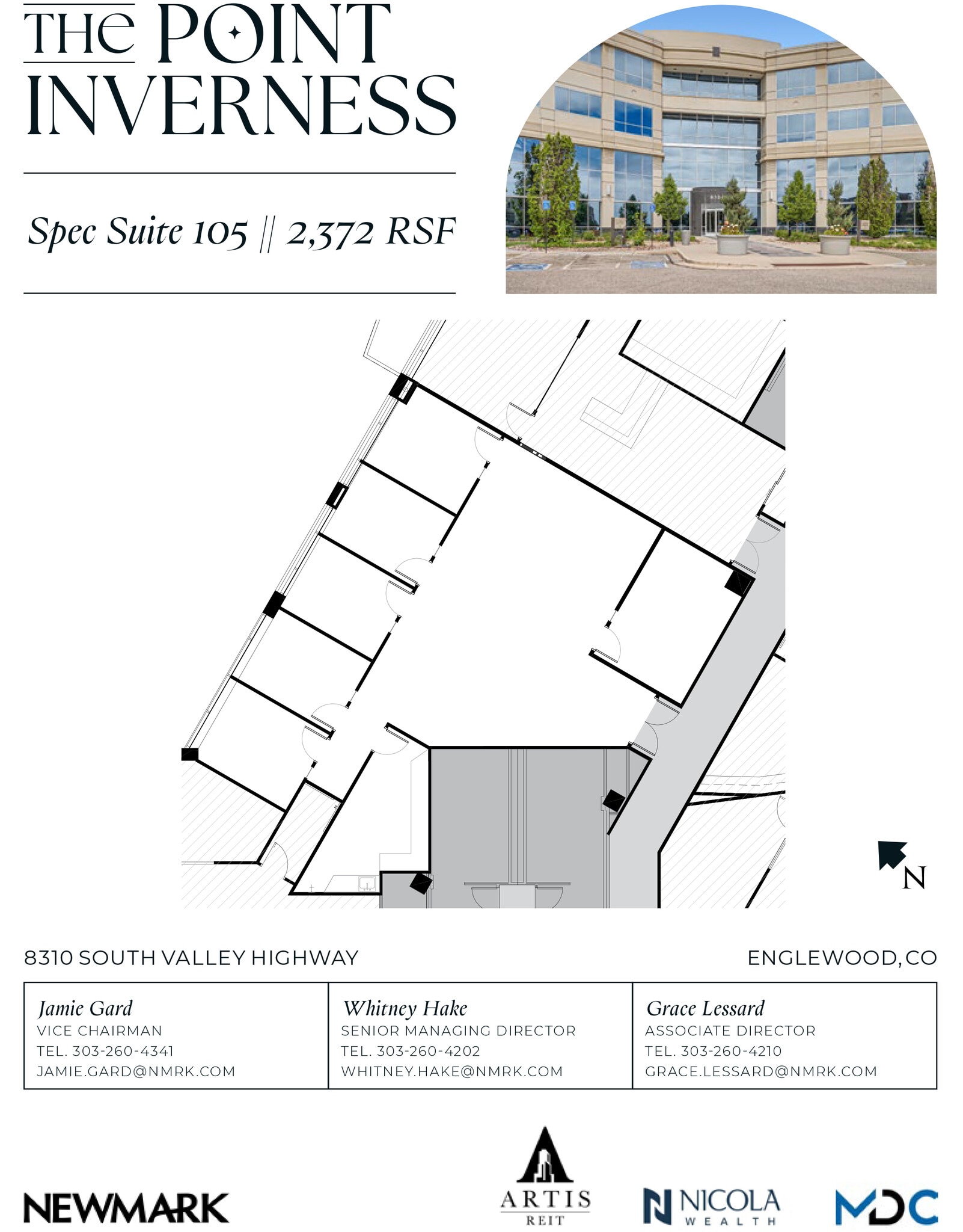 8310 S Valley Hwy, Englewood, CO for lease Floor Plan- Image 1 of 2