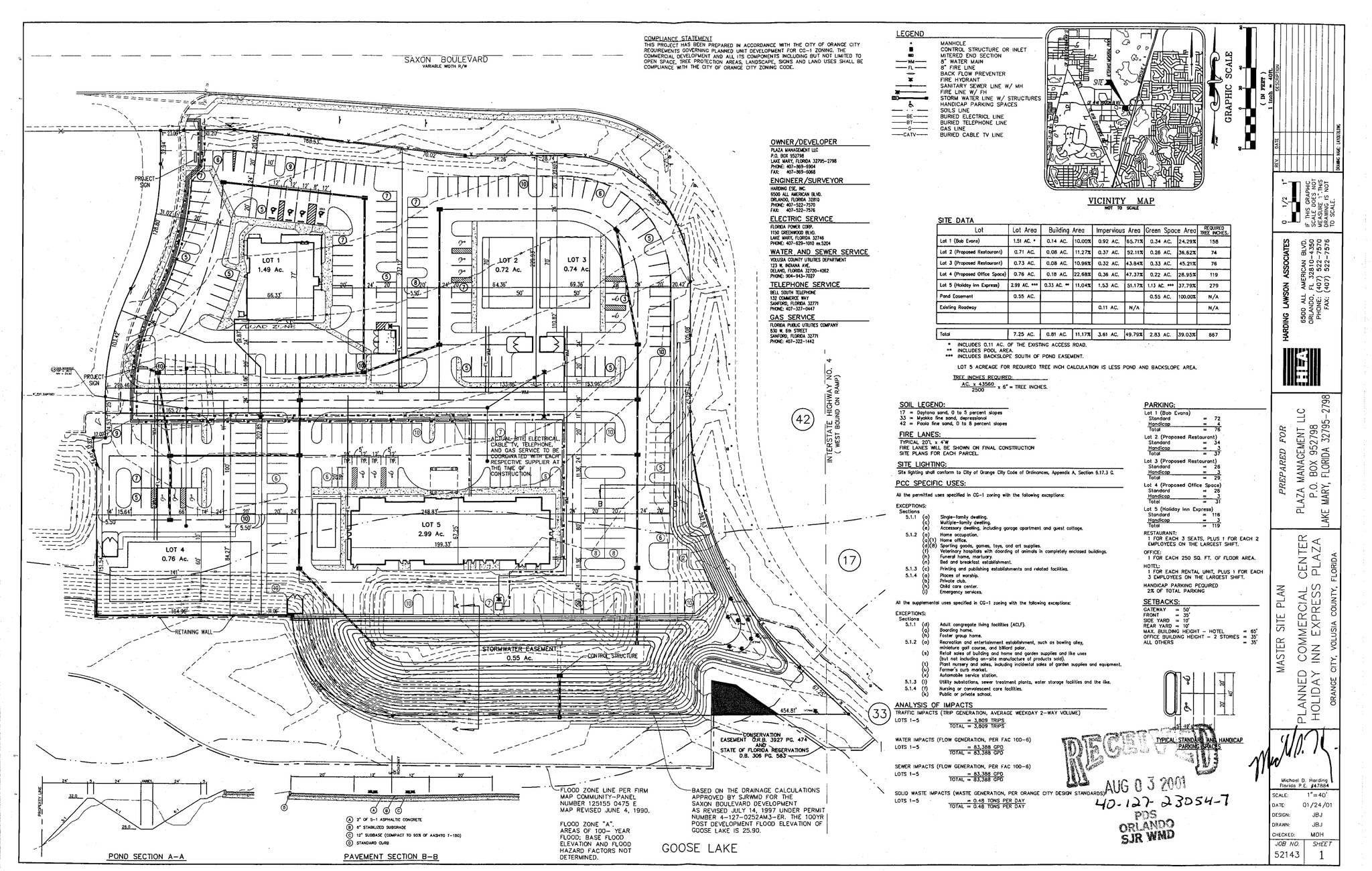 1350 Saxon Blvd, Orange City, FL for lease Site Plan- Image 1 of 4
