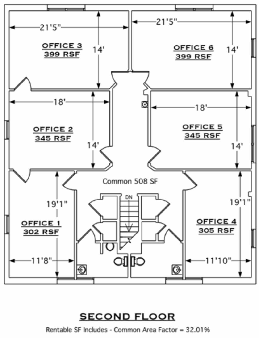295 Rt 70 W, Cherry Hill, NJ à louer Plan d’étage- Image 1 de 1