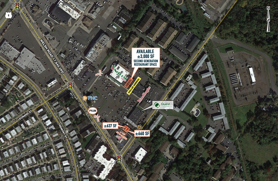 2417 Welsh Rd, Philadelphia, PA for lease - Aerial - Image 2 of 3