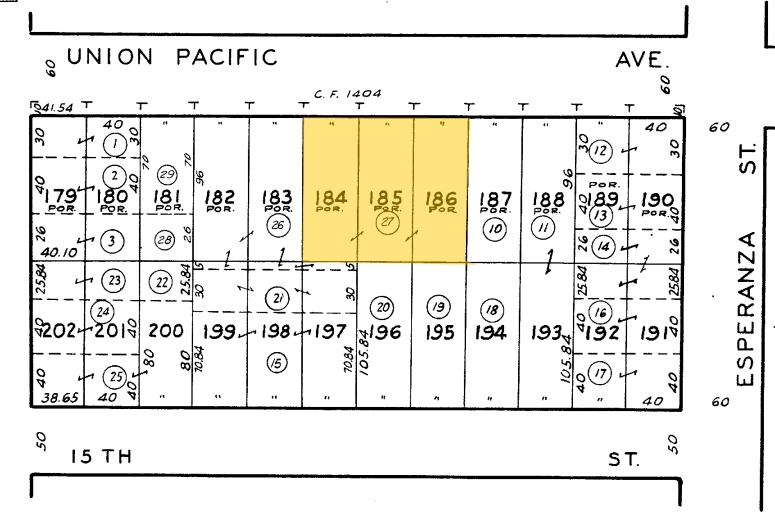 3524-3532 Union Pacific Ave, Los Angeles, CA à vendre - Plan cadastral - Image 3 de 3