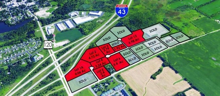 Business Park- North, East Troy, WI - Aerial map view - Image1
