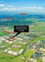 6912 S Quentin St, Centennial, CO - AERIAL  map view