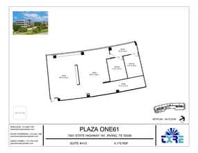 7301 N State Highway 161, Irving, TX for lease Floor Plan- Image 1 of 1