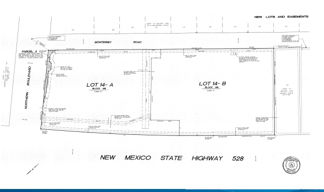 Hwy 528 & Northern Blvd, Rio Rancho, NM à vendre - Plan cadastral - Image 2 de 2