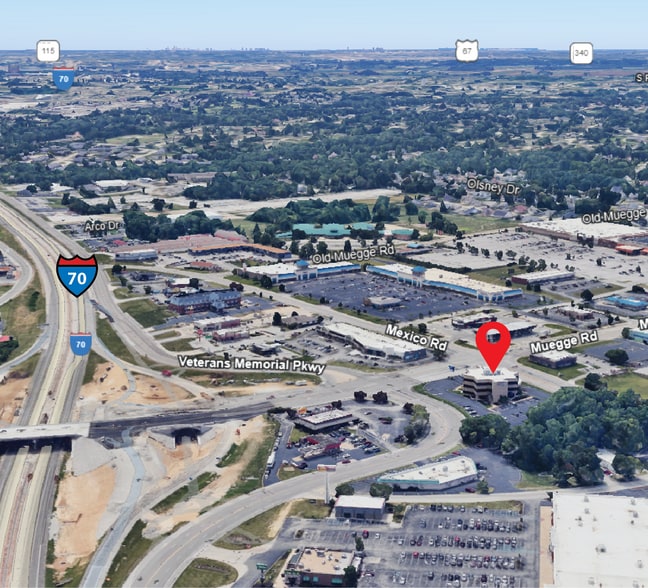 1053 Cave Springs Rd, Saint Peters, MO for lease - Aerial - Image 3 of 9