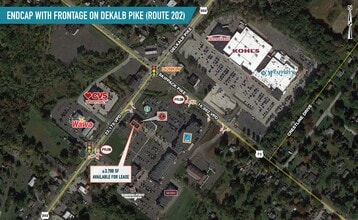 950 Dekalb Pike, Blue Bell, PA - Aerial  map view