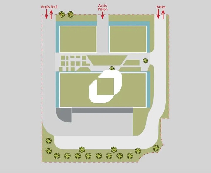 Flex in Nanterre for lease - Site Plan - Image 3 of 3