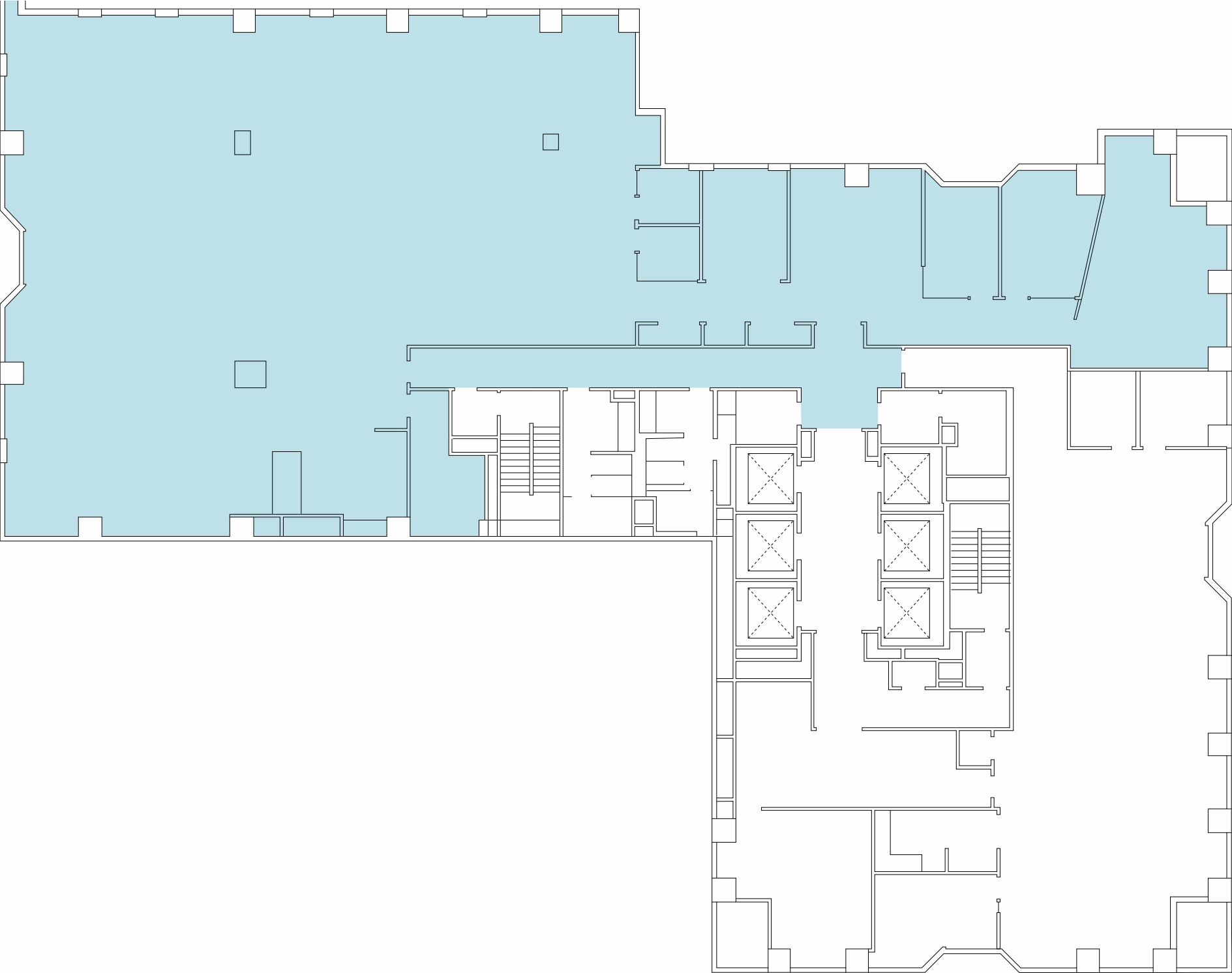 33 New Montgomery St, San Francisco, CA for lease Floor Plan- Image 1 of 7