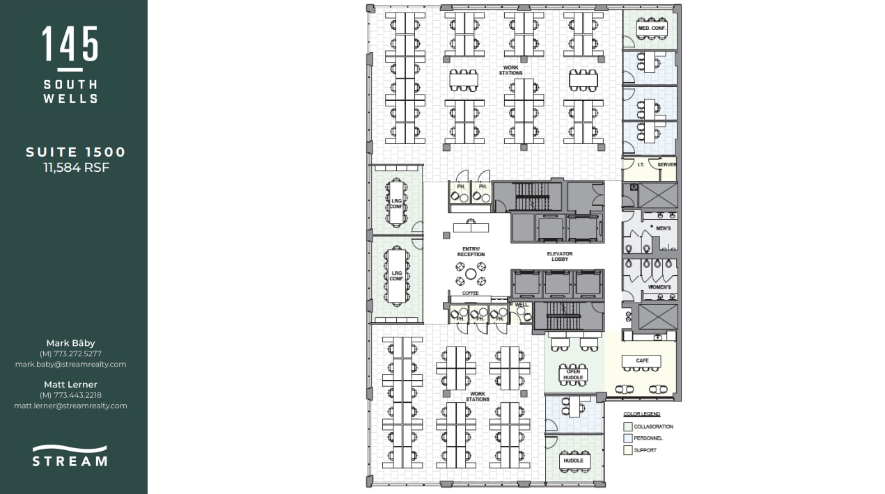 145 S Wells St, Chicago, IL à louer Plan d  tage- Image 1 de 1