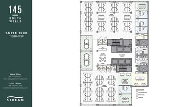 145 S Wells St, Chicago, IL à louer Plan d  tage- Image 1 de 1