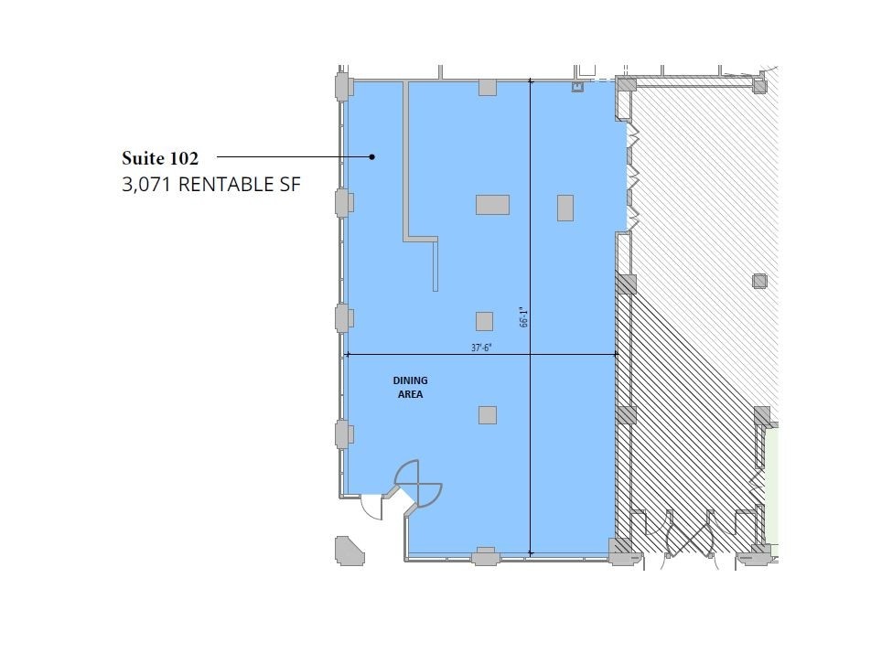 401 S LaSalle St, Chicago, IL for lease Floor Plan- Image 1 of 1