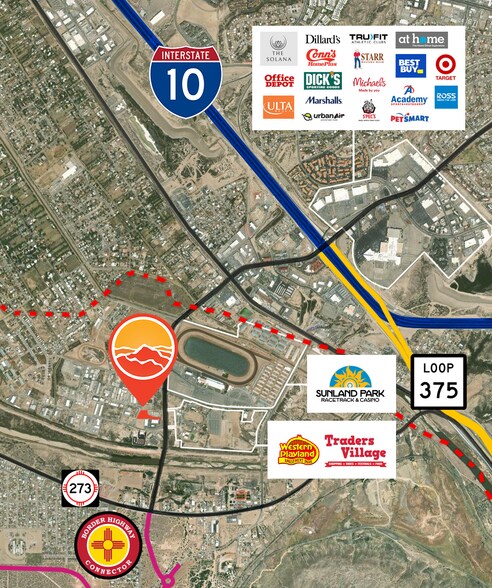 170 Trifecta Dr, Sunland Park, NM à vendre - Photo du bâtiment - Image 2 de 5