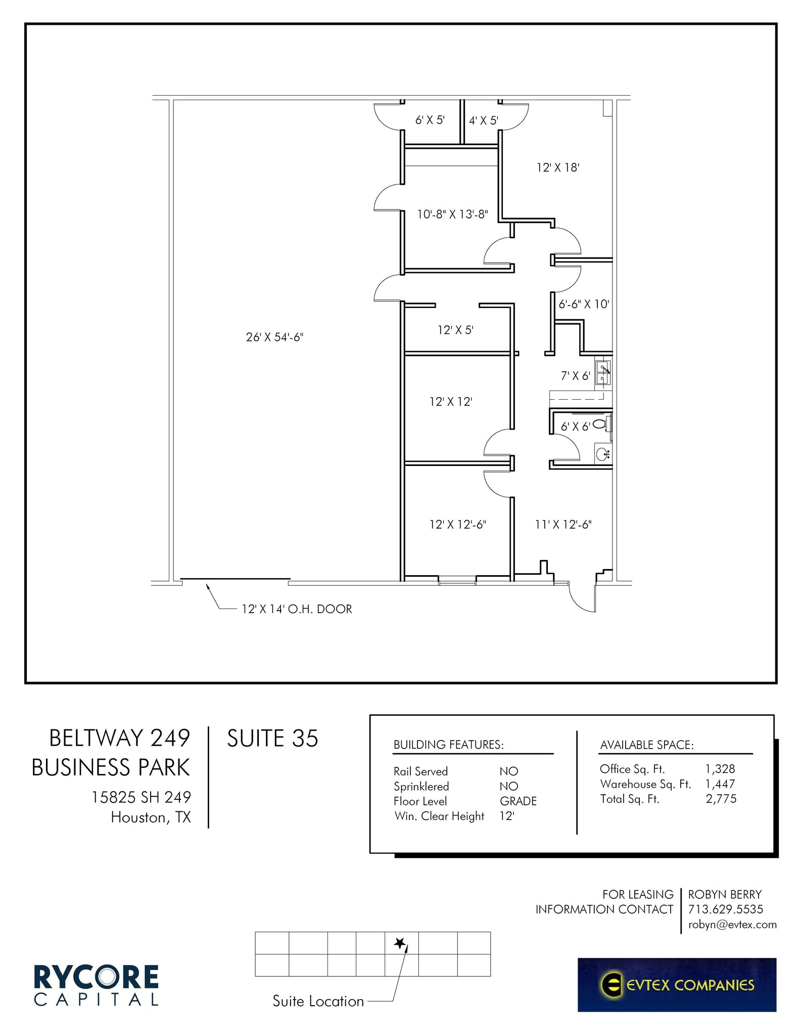 15825 State Highway 249, Houston, TX for lease Floor Plan- Image 1 of 1