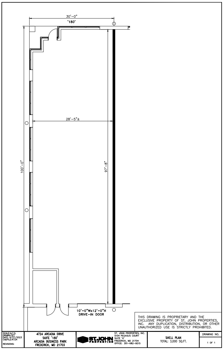 4714 Arcadia Dr, Frederick, MD à louer Plan d  tage- Image 1 de 1