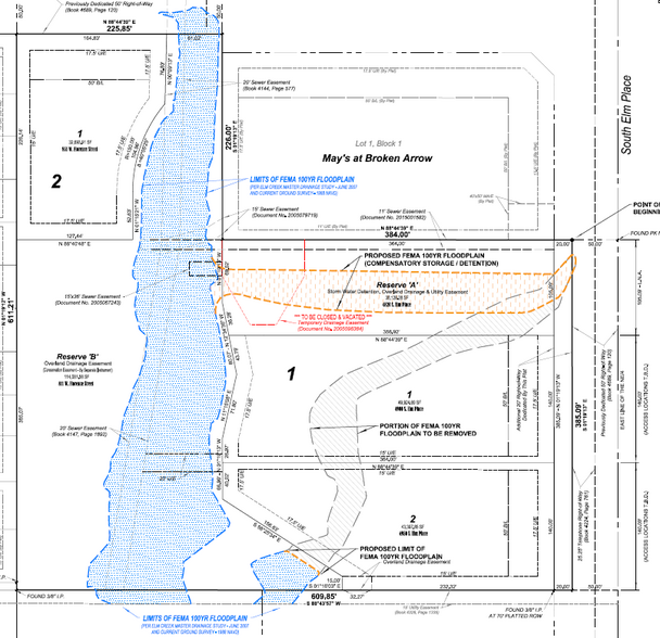 W Florence St & S Elm Pl, Broken Arrow, OK for sale - Plat Map - Image 2 of 2