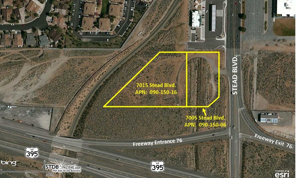 U S 395 N.  & Stead Blvd., Stead, NV for sale - Aerial - Image 1 of 6