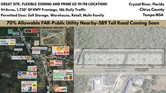 More details for 2365 NW US Highway 19, Crystal River, FL - Land for Sale