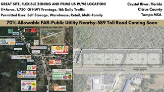 Plus de détails pour 2365 NW US Highway 19, Crystal River, FL - Terrain à vendre
