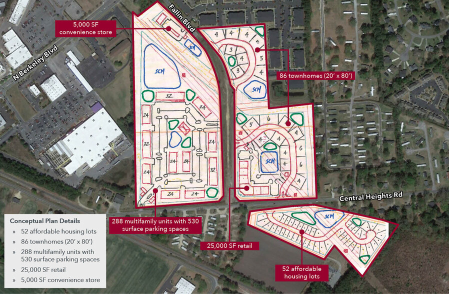 Fallin Blvd, Goldsboro, NC à vendre - Plan de site - Image 3 de 7