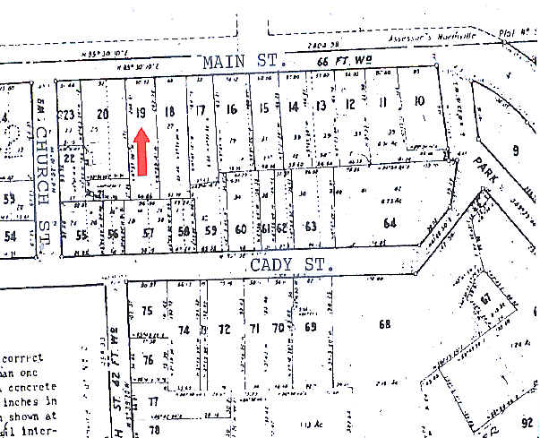 332 E Main St, Northville, MI à vendre - Plan cadastral - Image 2 de 4