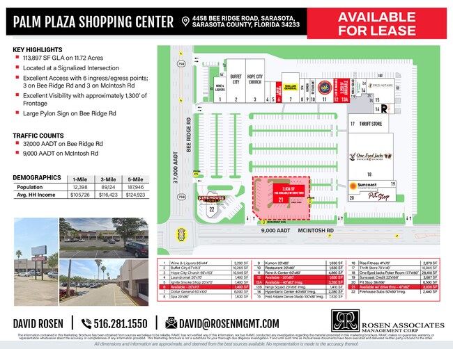 More details for 4400 Bee Ridge Rd, Sarasota, FL - Retail for Lease
