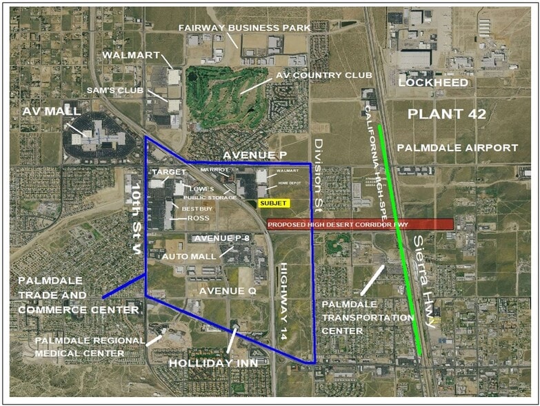 Highway 14 and P-4 Ave, Palmdale, CA for sale - Primary Photo - Image 1 of 11