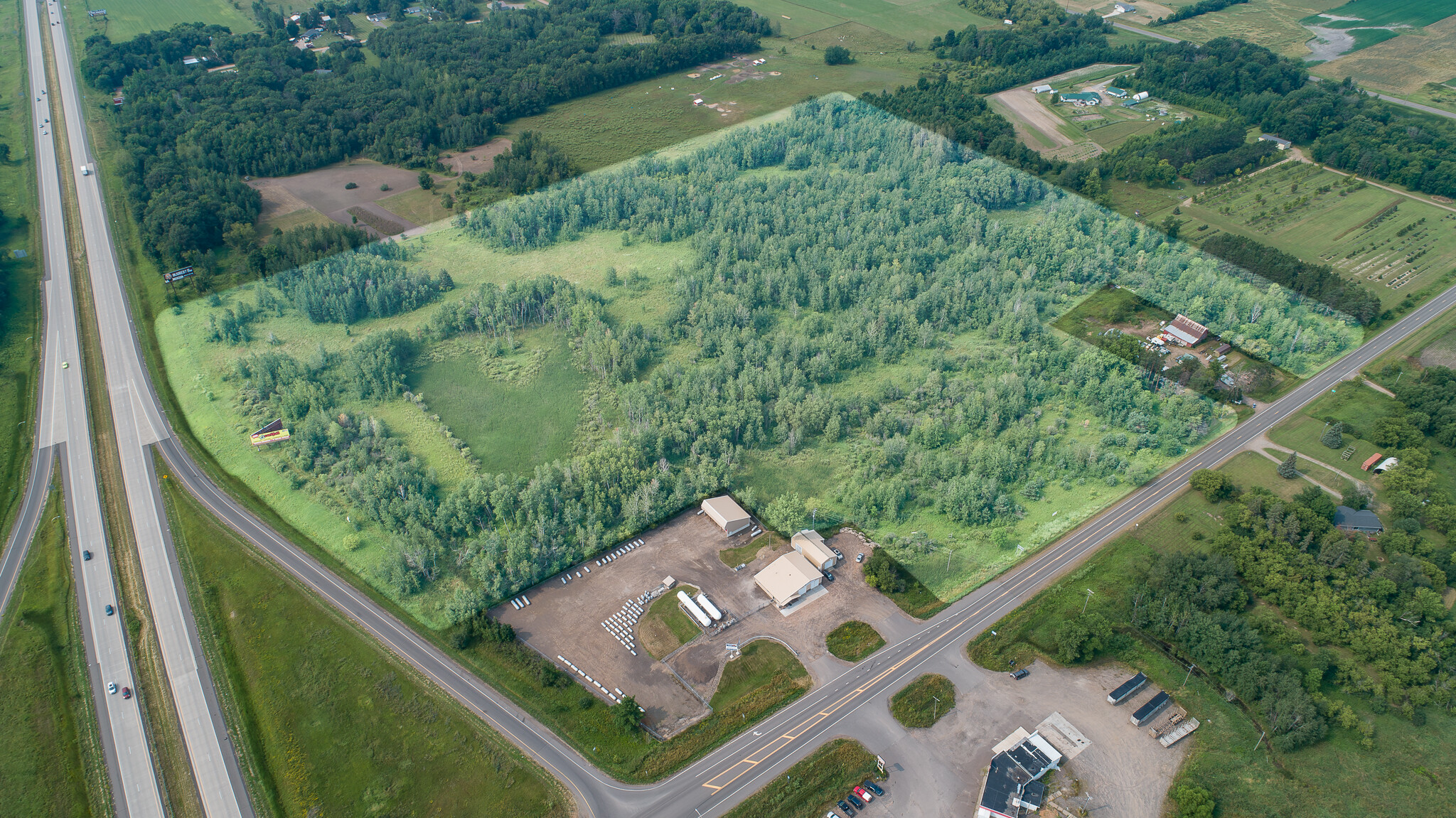 5XX State Hwy 70 & Interstate 35, Pine City, MN for sale Aerial- Image 1 of 21