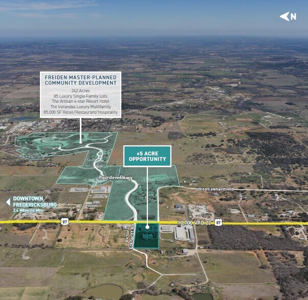 2253 S US Highway 87, Fredericksburg, TX à vendre - Aérien - Image 2 de 5