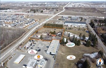 9915 Winterburn, Edmonton, AB for lease Aerial- Image 2 of 4