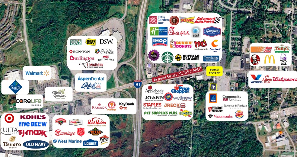 1125 Arsenal St, Watertown, NY à louer - Photo du bâtiment - Image 2 de 4