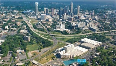 355 Kings Dr, Charlotte, NC - Aerial  map view - Image1
